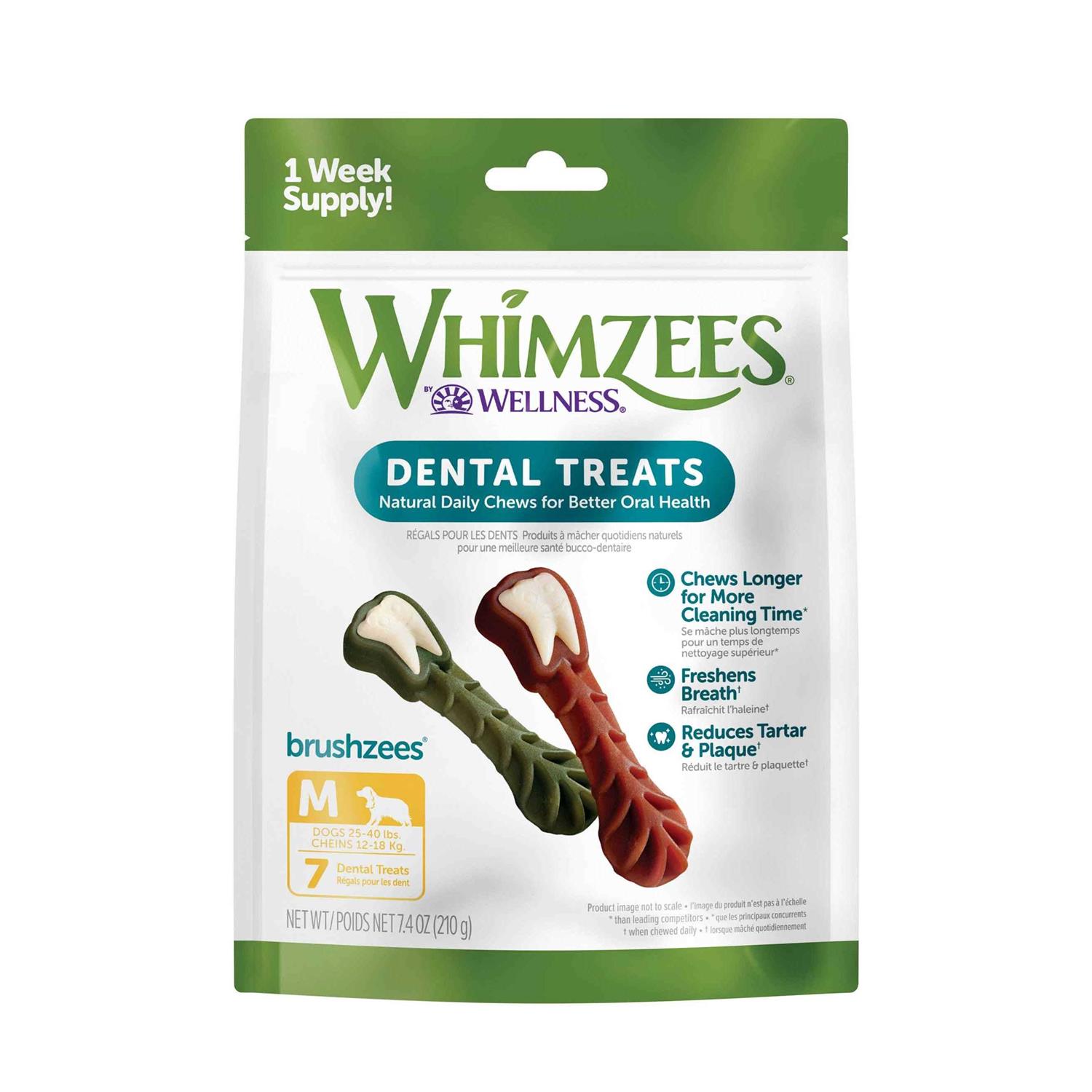 Whimzees Brushzees Dental Treats