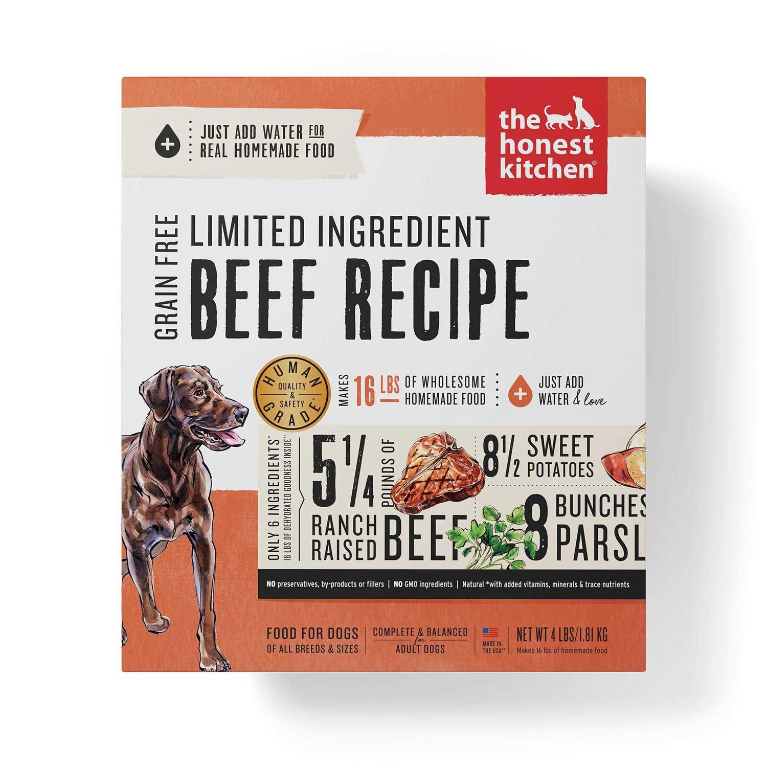 The Honest Kitchen Dehydrated Grain Free Beef Dog Food