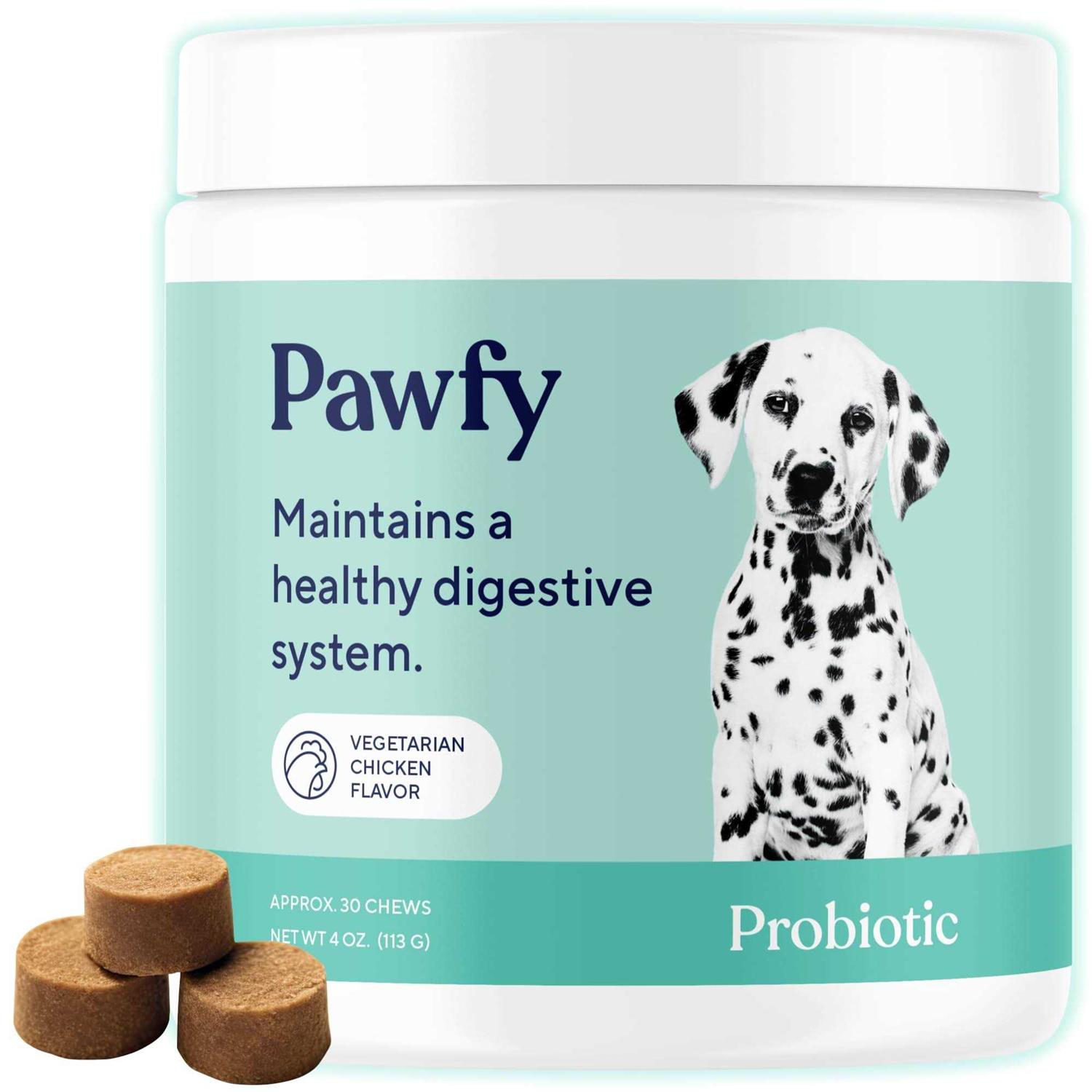 Pawfy Probiotic Soft Chews Digestive Gut Immune Support
