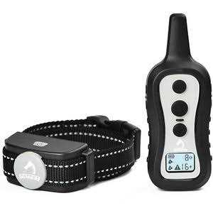 Patpet P301 1000ft Remote Dog Bark Control & Training Shock Collar