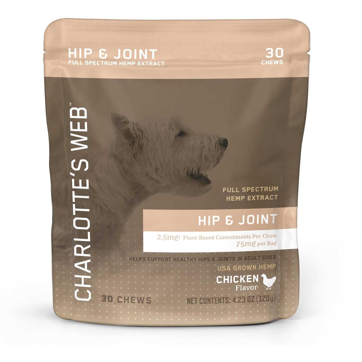 Charlotte’s Web Hip and Joint Chews for Dogs