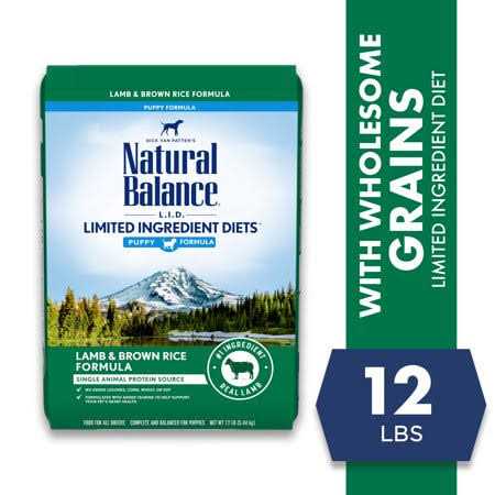 Natural Balance Limited Ingredient Diets Puppy Lamb & Brown Rice Dry Dog Food