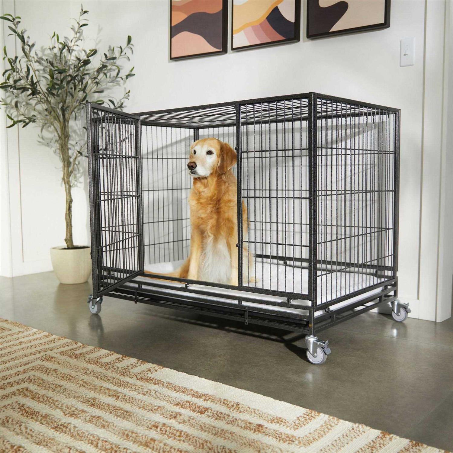 Frisco Ultimate Heavy Duty Steel Metal Single Door Dog Crate