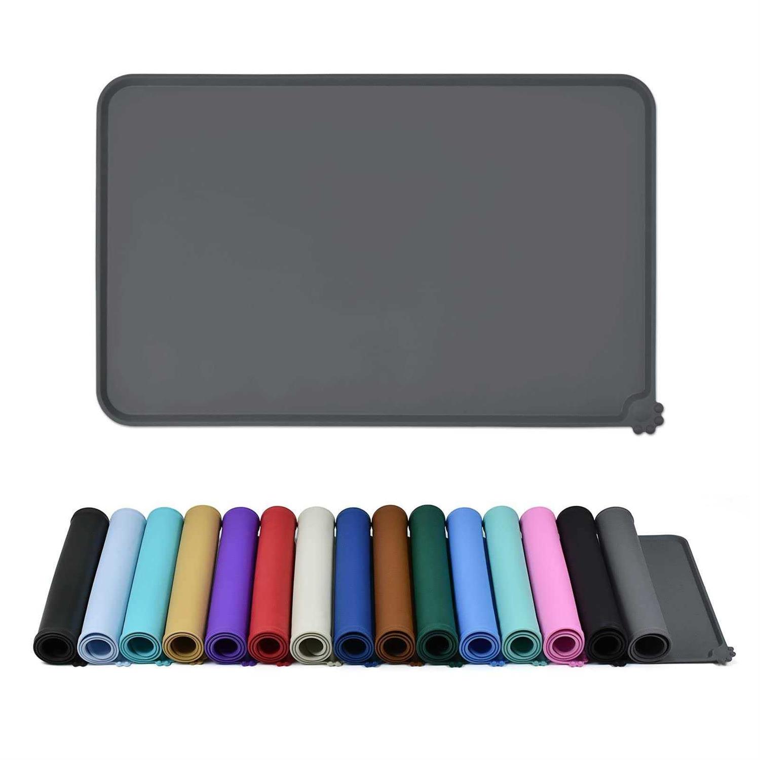 Reopet Silicone Dog cat Bowl Mat Non-Stick Food Pad Water cushion Waterproof