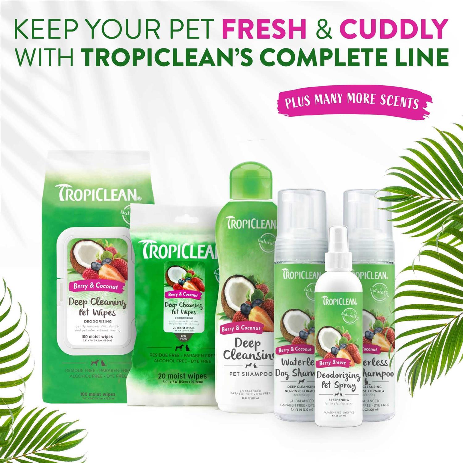 Tropiclean Waterless Shampoo Deep Cleaning