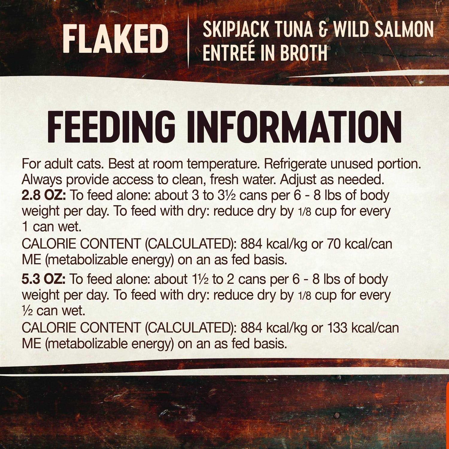 Wellness Signature Selects Grain Free Flaked Skipjack Tuna & Wild Salmon Entree Canned Cat Food