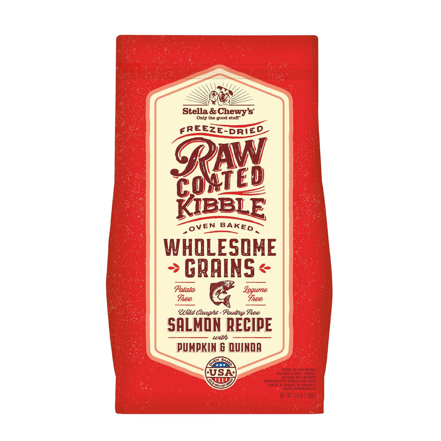 Stella & Chewy’s Raw Coated Kibble Recipe with Wholesome Grains Dog