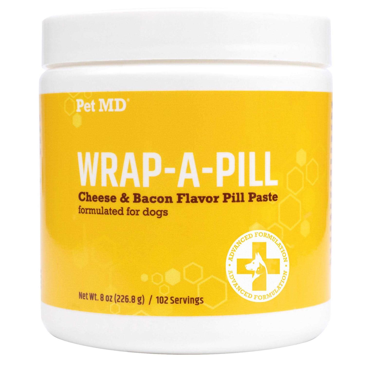 Pet MD Wrap-A-Pill Cheese & Bacon Flavor Pill Paste for Dogs