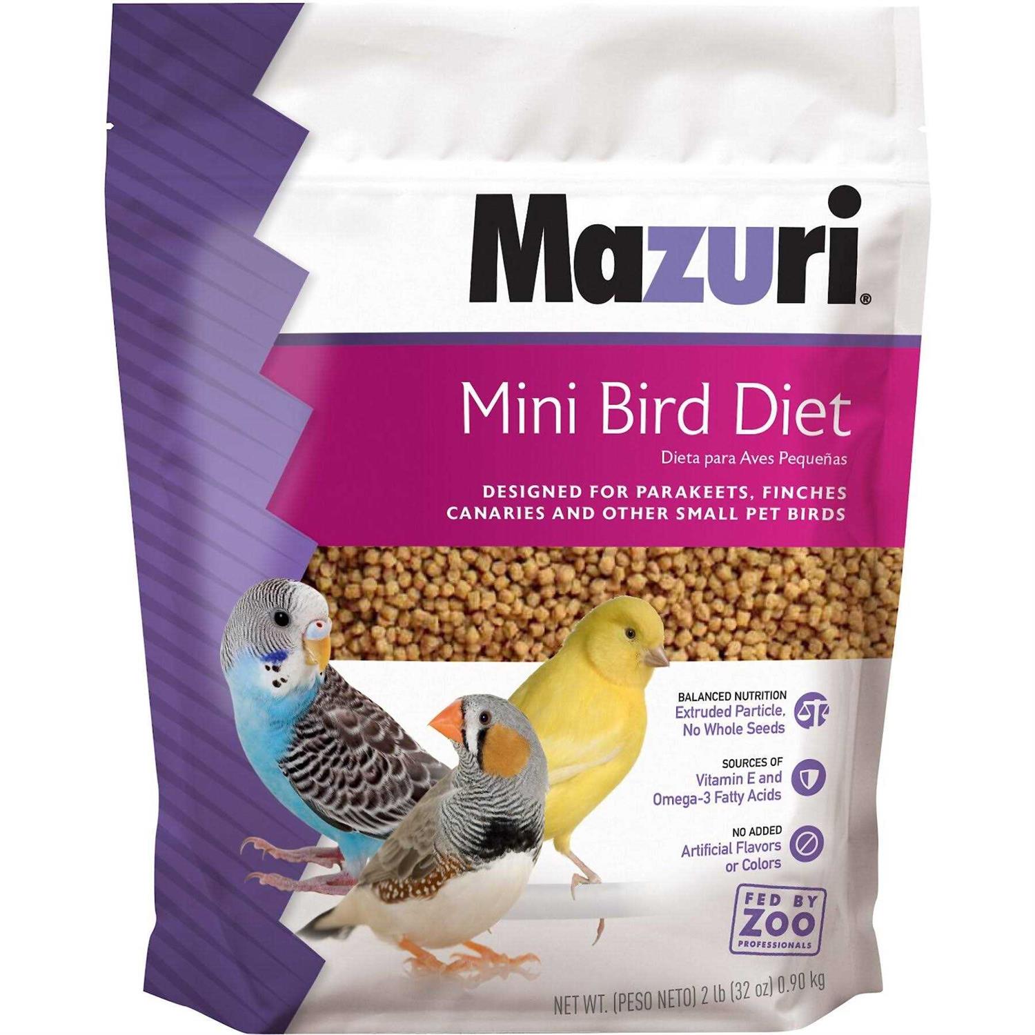 Mazuri Mini Diet Bird Food