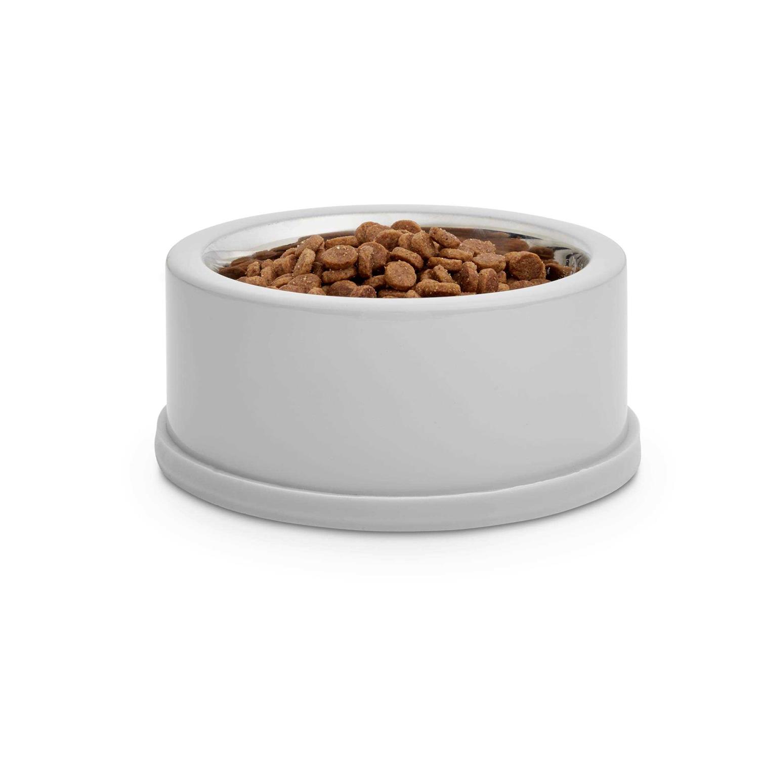 EveryYay Stainless-Steel Grey Dog Bowl