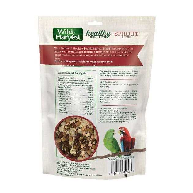 Wild Harvest Healthy Benefits Sprout Blend Bird Treats