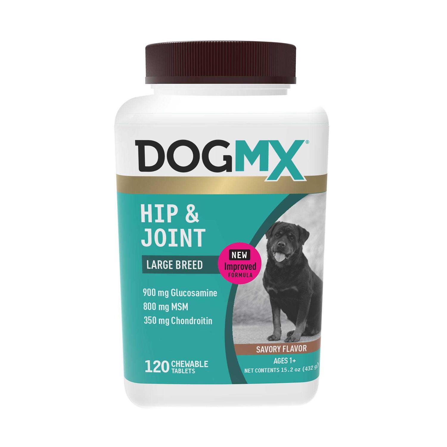 Dog MX Hip and Joint Chewable Tablets for Large Breeds