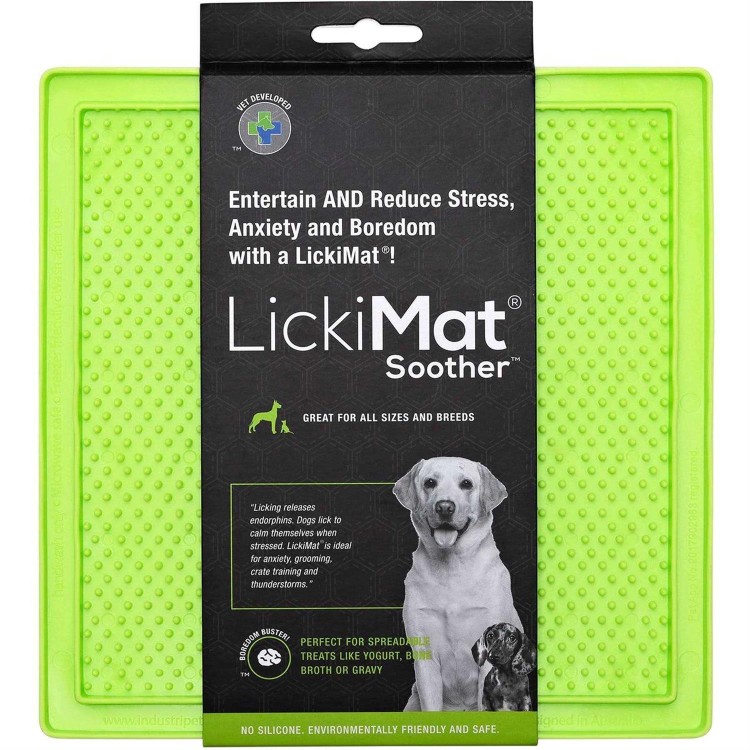 LickiMat Classic Soother Slow Feeder Dog Lick Mat