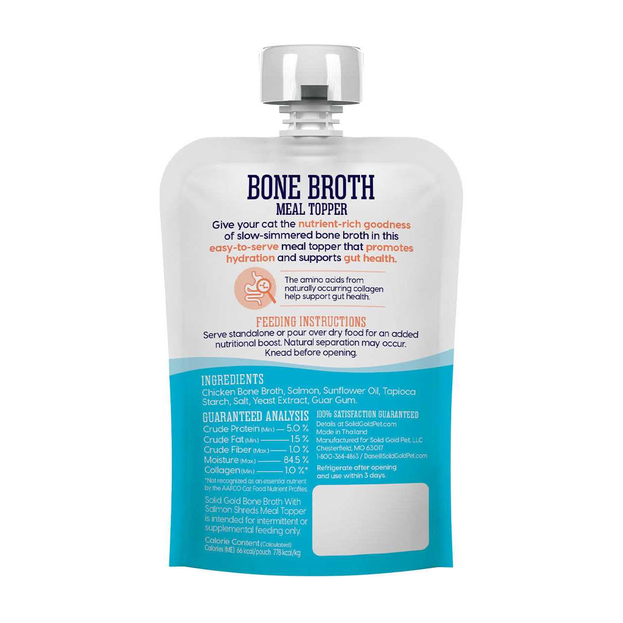 Solid Gold Bone Broth Shreds Meal Topper