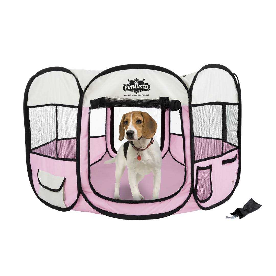 Petmaker Portable Pop-Up Pet Play Pen with Carrying Bag