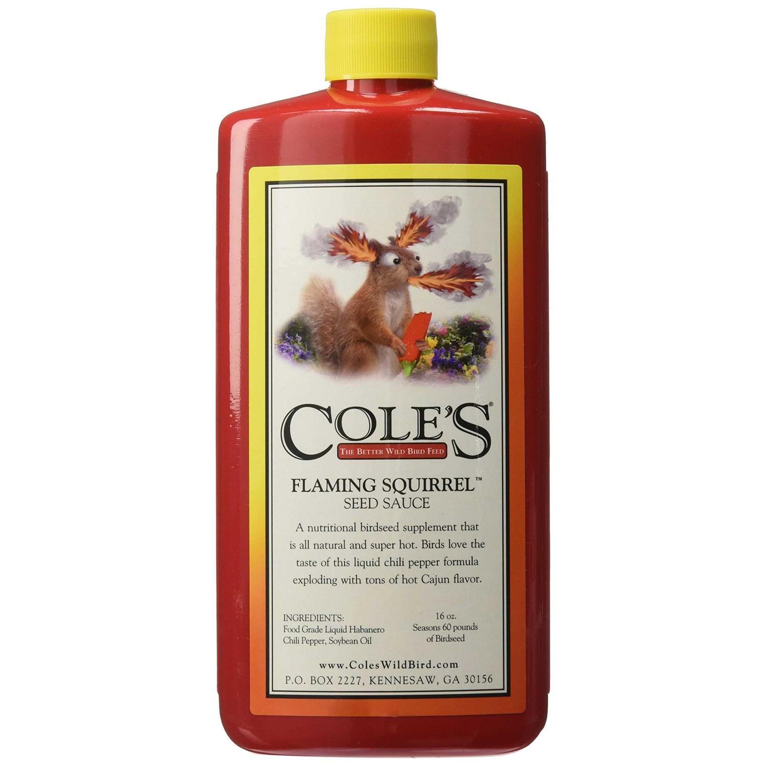 Cole’s Flaming Squirrel Seed Sauce