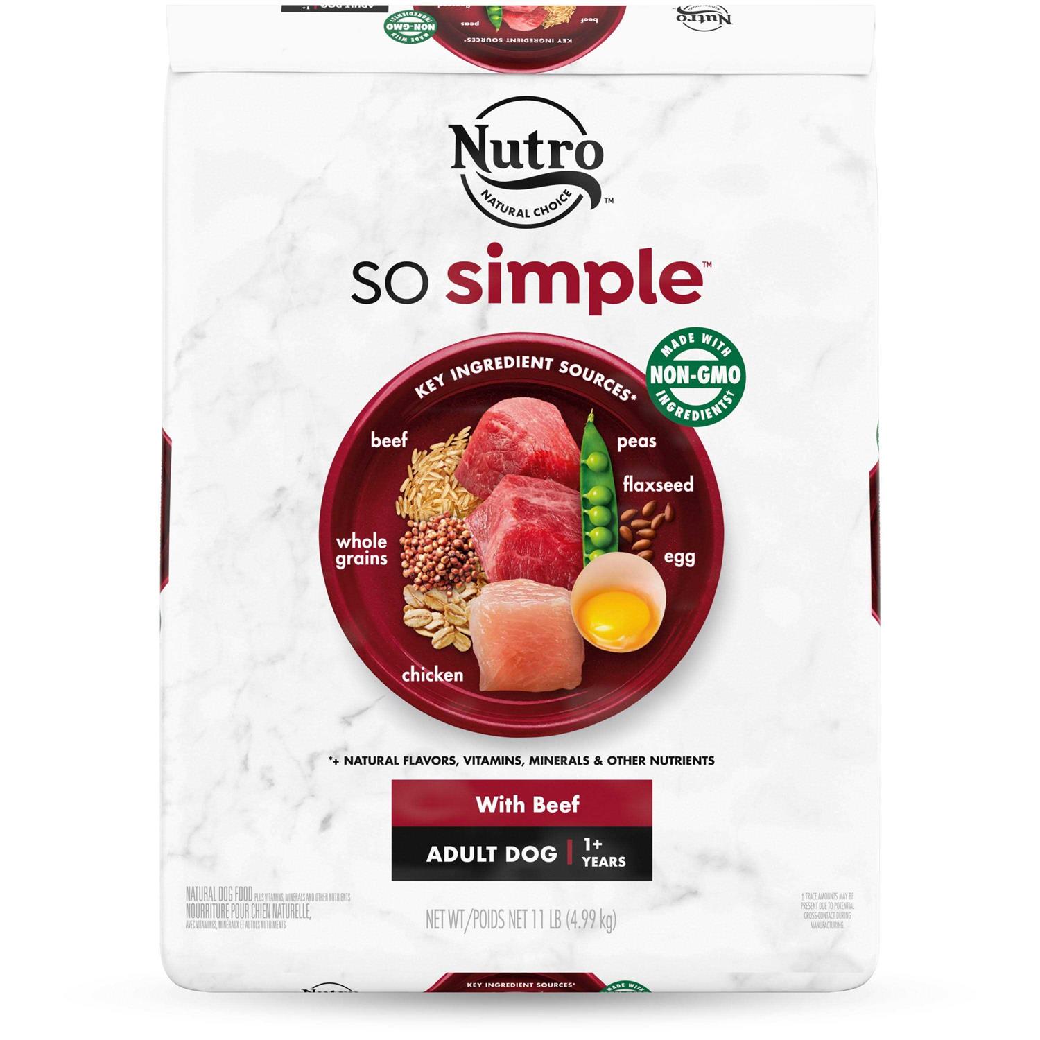 Nutro So Simple Beef Adult Dry Dog Food