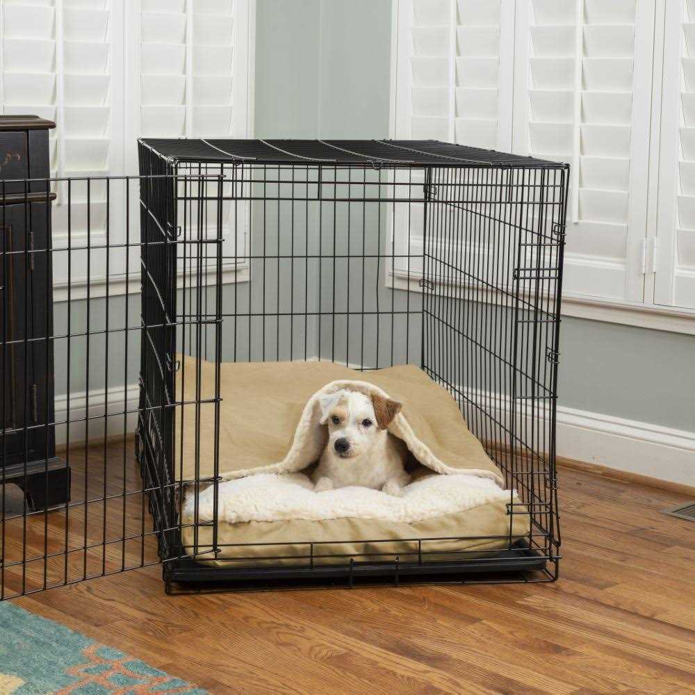 Snoozer Luxury Cozy Cave Crate Pet Bed with Microsuede