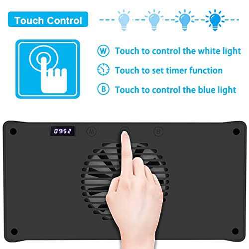 Hipargero Aquarium Light 3rd Generation A029 Aquarium LED Light 30 Watts Saltwater Light with Touch Control