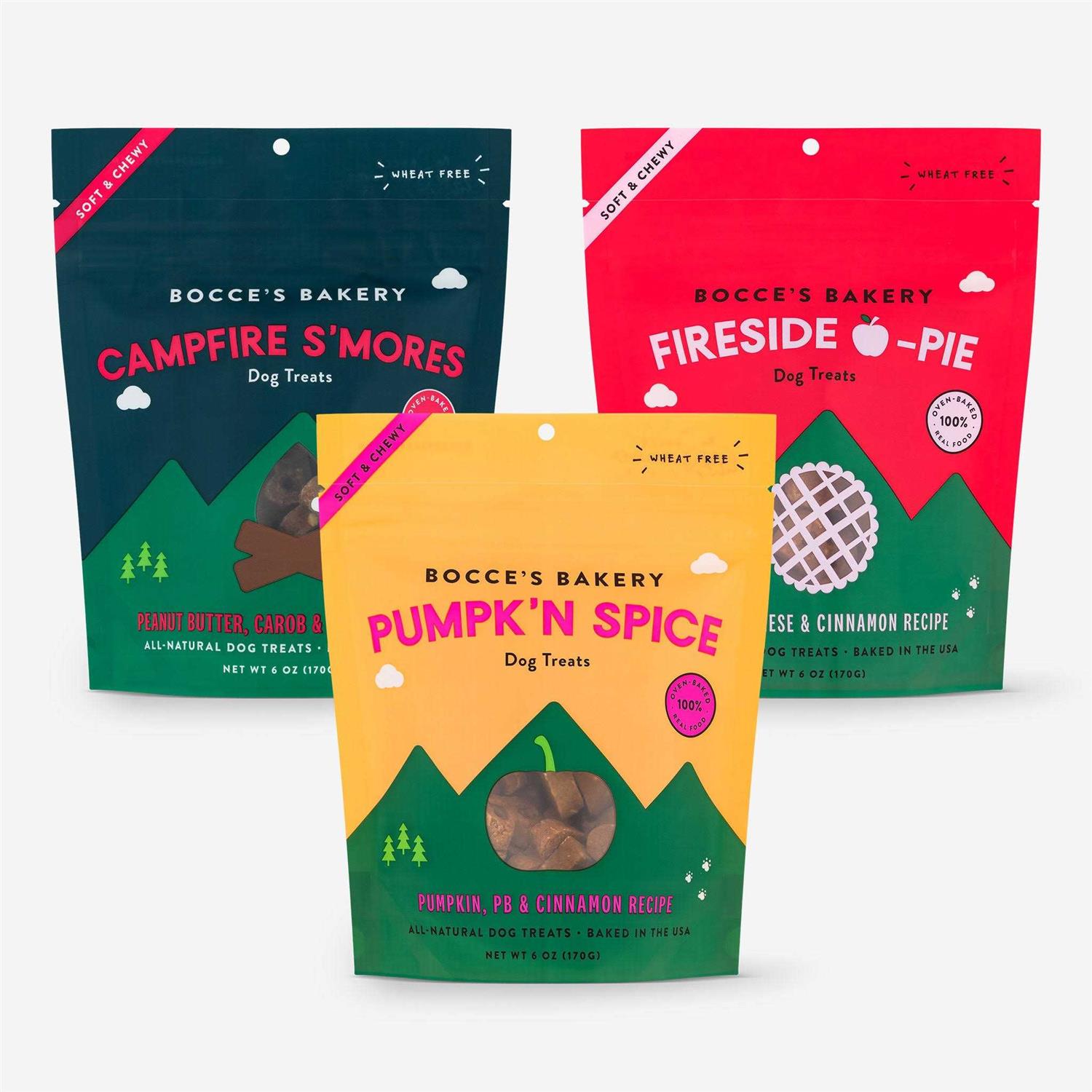 Bocce’s Bakery Pumpk’n Spice Soft & Chewy Dog Treats