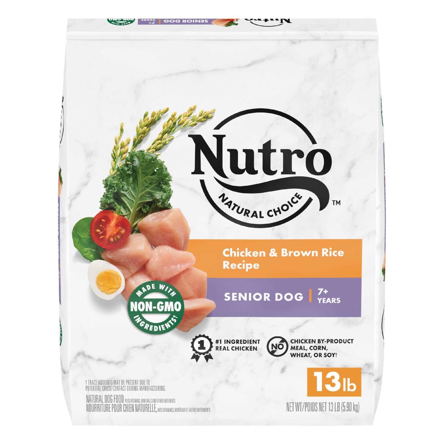 Nutro Natural Choice Chicken & Brown Rice Senior Dry Dog Food