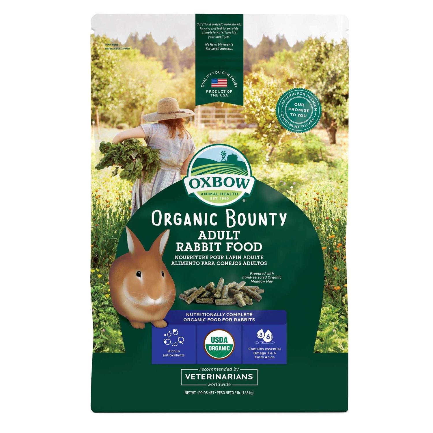 Oxbow Organic Bounty Adult Rabbit Food