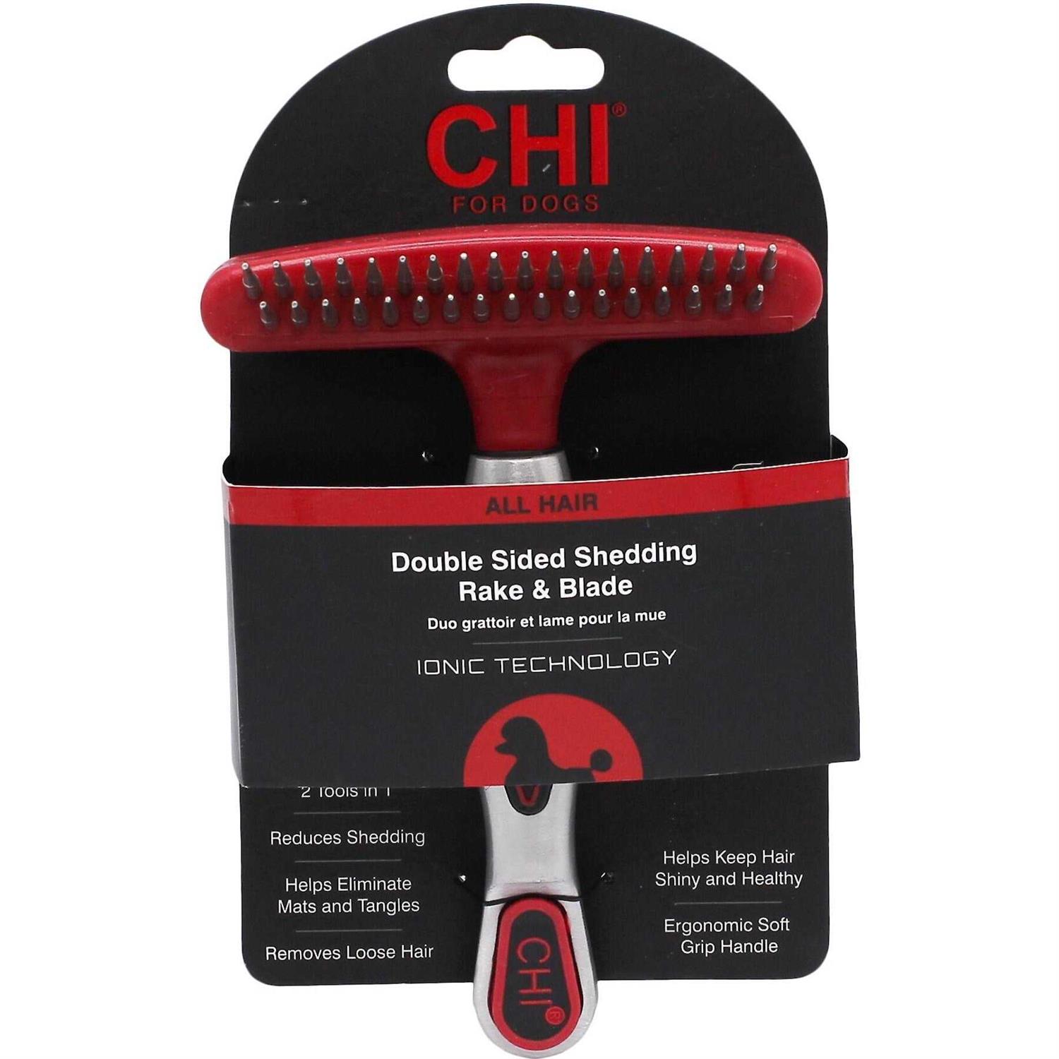 Chi Double Sided Shedding Rake and Blade Dog Tool