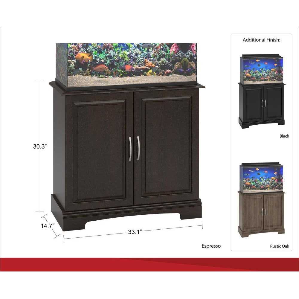 Ollie & Hutch Flipper Harbor 29-37 Gallon Aquarium Stand