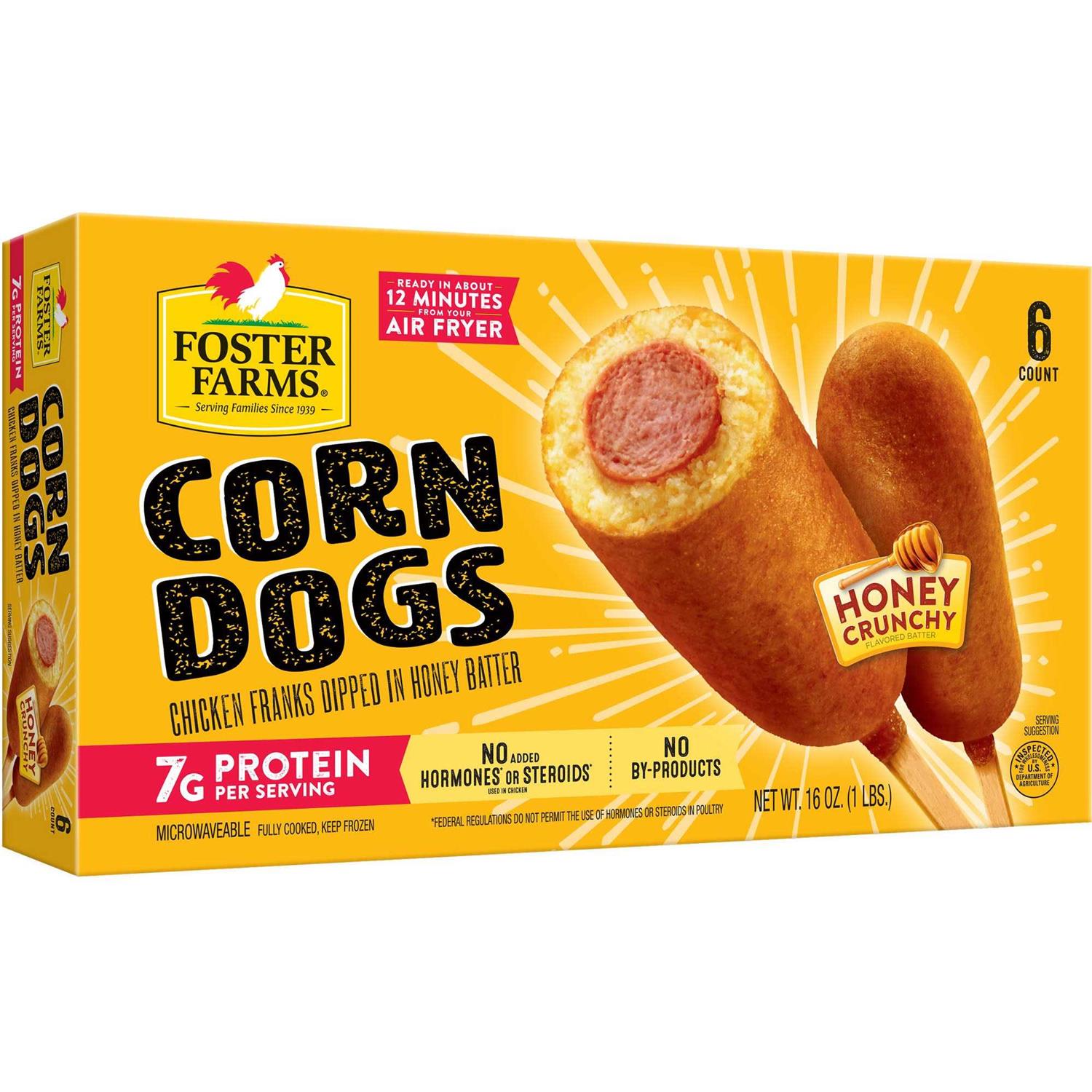 Foster Farms Corn Dogs Honey Crunchy Flavor