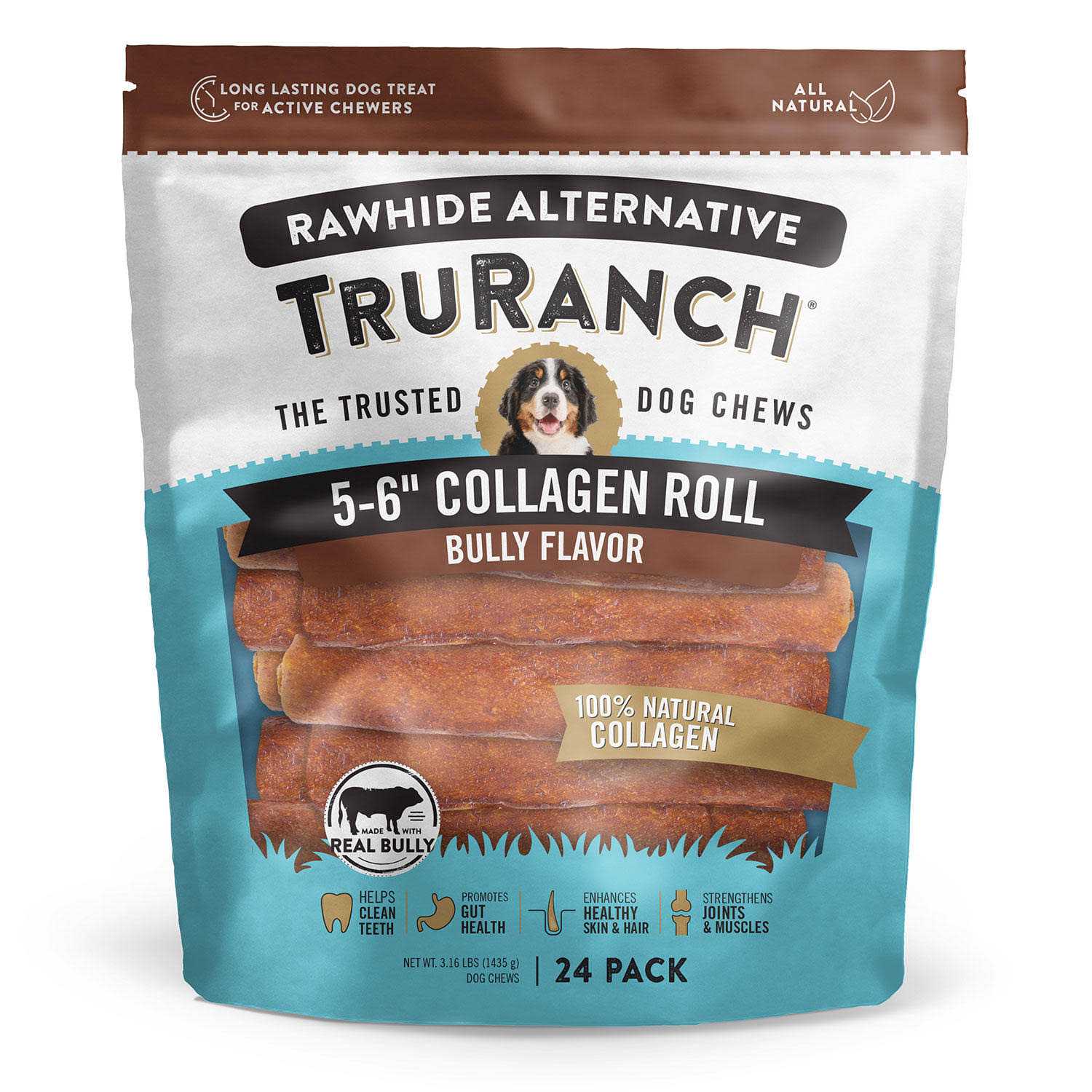 TruRanch Collagen 6 Bully Rolls