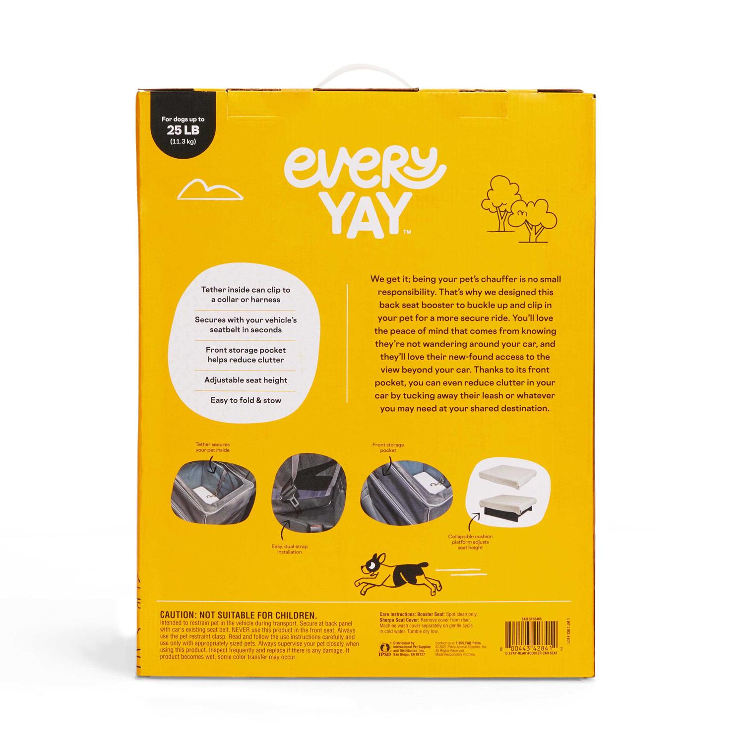 EveryYay Essentials Road Gray Trippin’ Auto Booster Seat