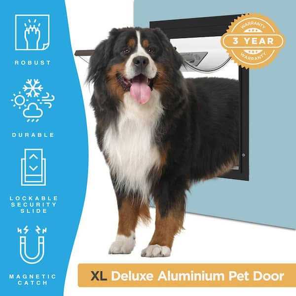 Hakuna Pets Deluxe Aluminum Pet Door