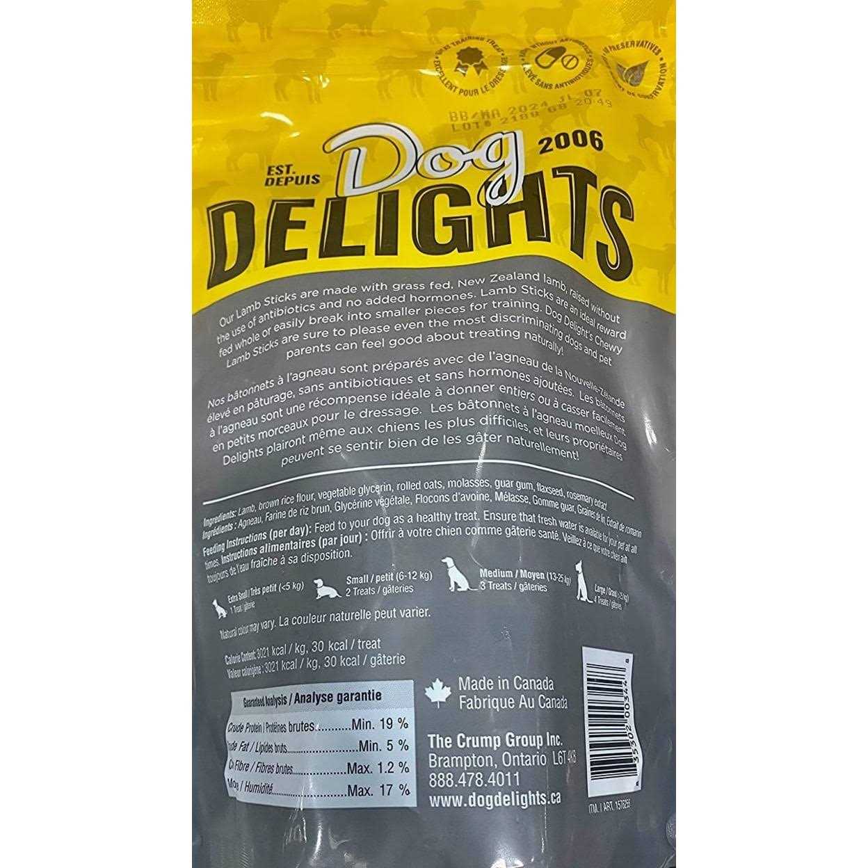 Dog Delights Chewy Lamb sticks