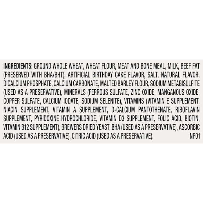 Milk-Bone Small Birthday Cake Artificially Flavored Biscuits Dog Treats