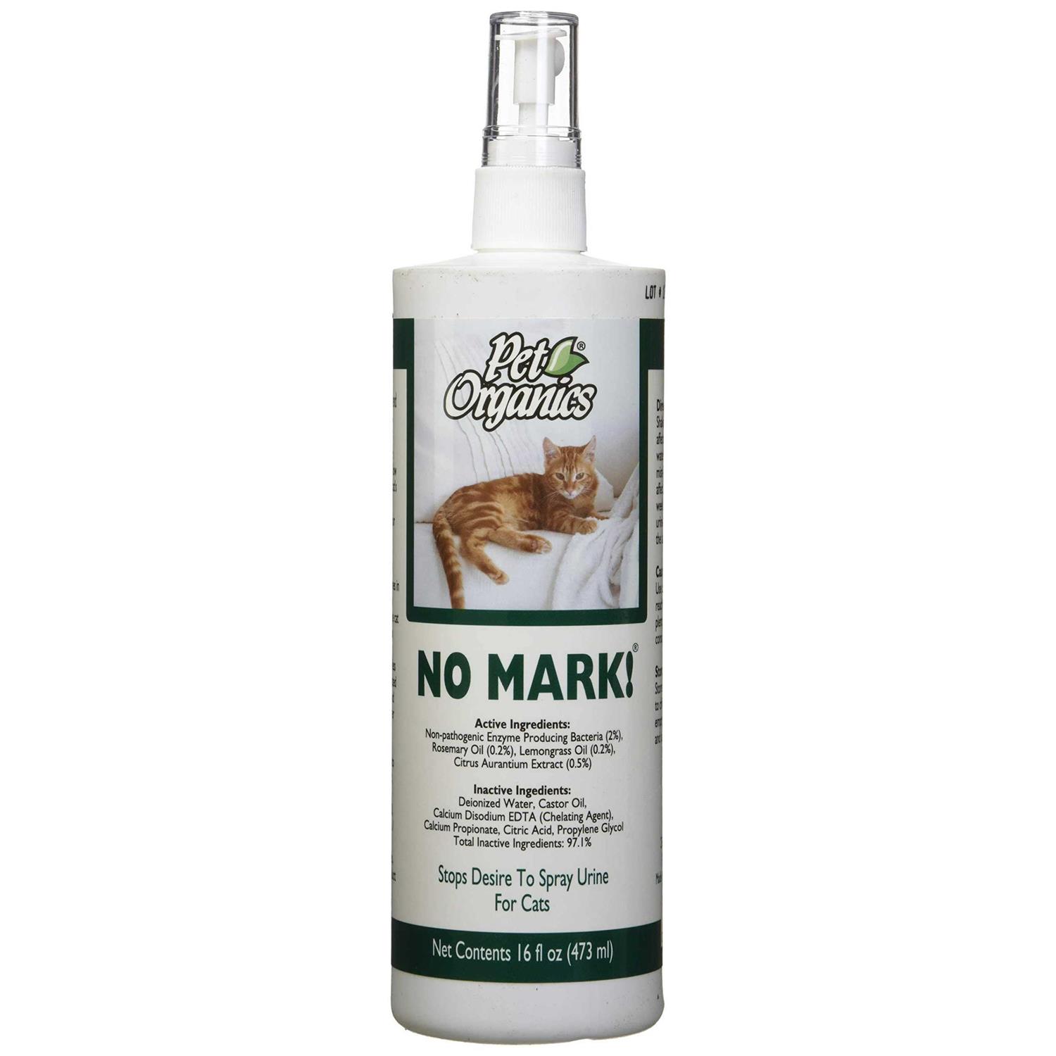 NaturVet Pet Organics No Mark! Spray for Cats