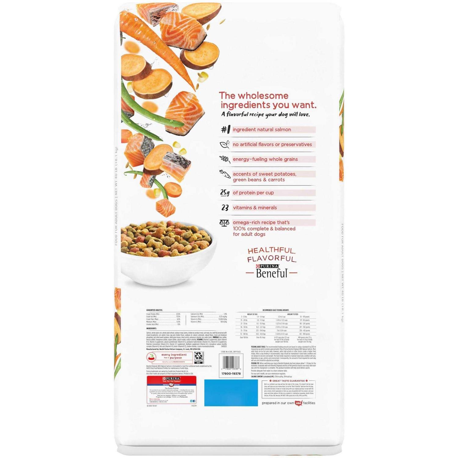 Purina Beneful Originals Adult Dog Dry Food Salmon