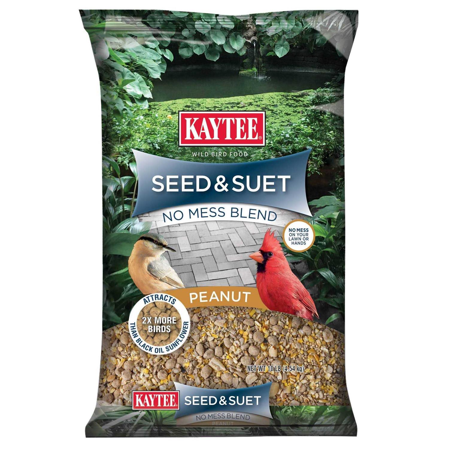 Kaytee Seed & Suet No Mess Bird Food