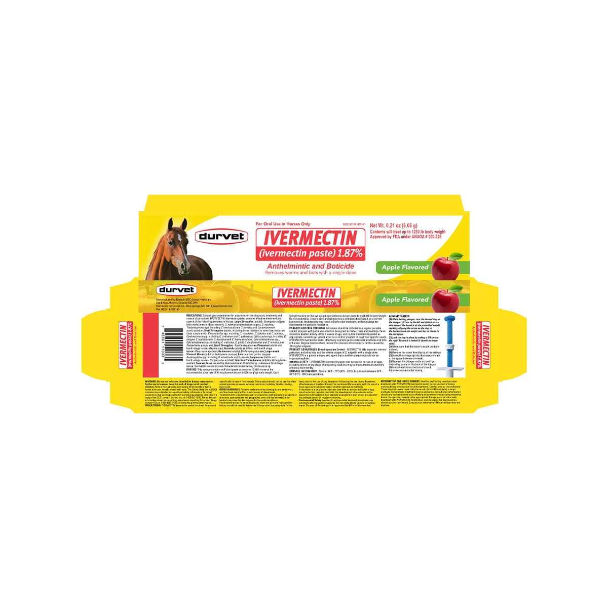 Durvet Ivermectin Horse Paste