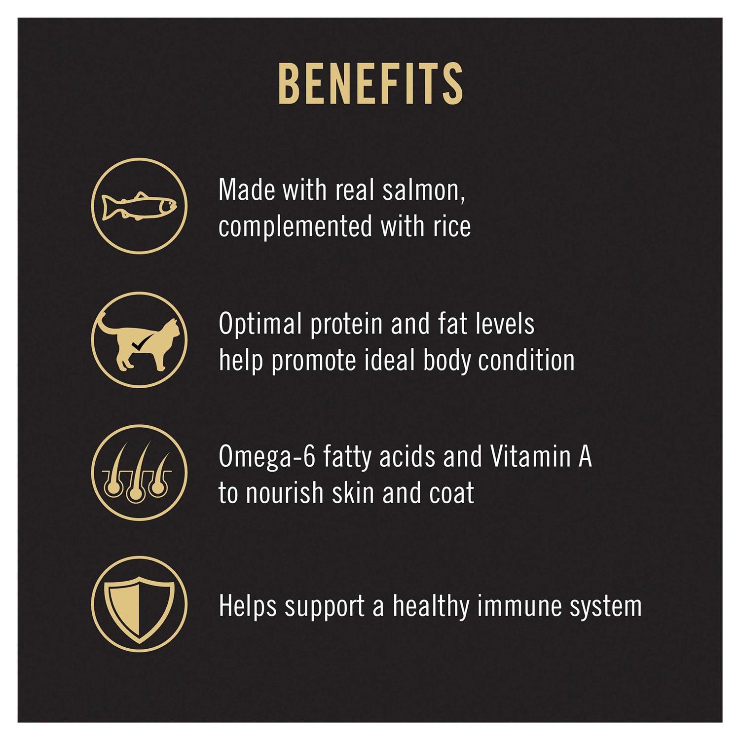 Purina Pro Plan Savor Adult Cat Food Salmon & Rice Entree in Sauce