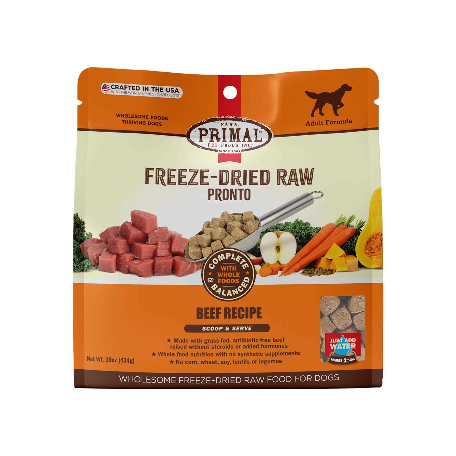Primal Freeze Dried Raw Pronto Dog Food