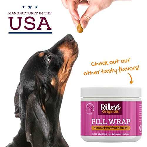 Riley’s Pill Wrap for Dogs Delicious Peanut Butter Flavored Pill Paste for Dogs