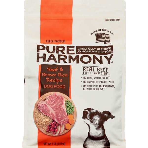 Pure Harmony Super Premium Beef & Brown Rice Recipe Dog Food