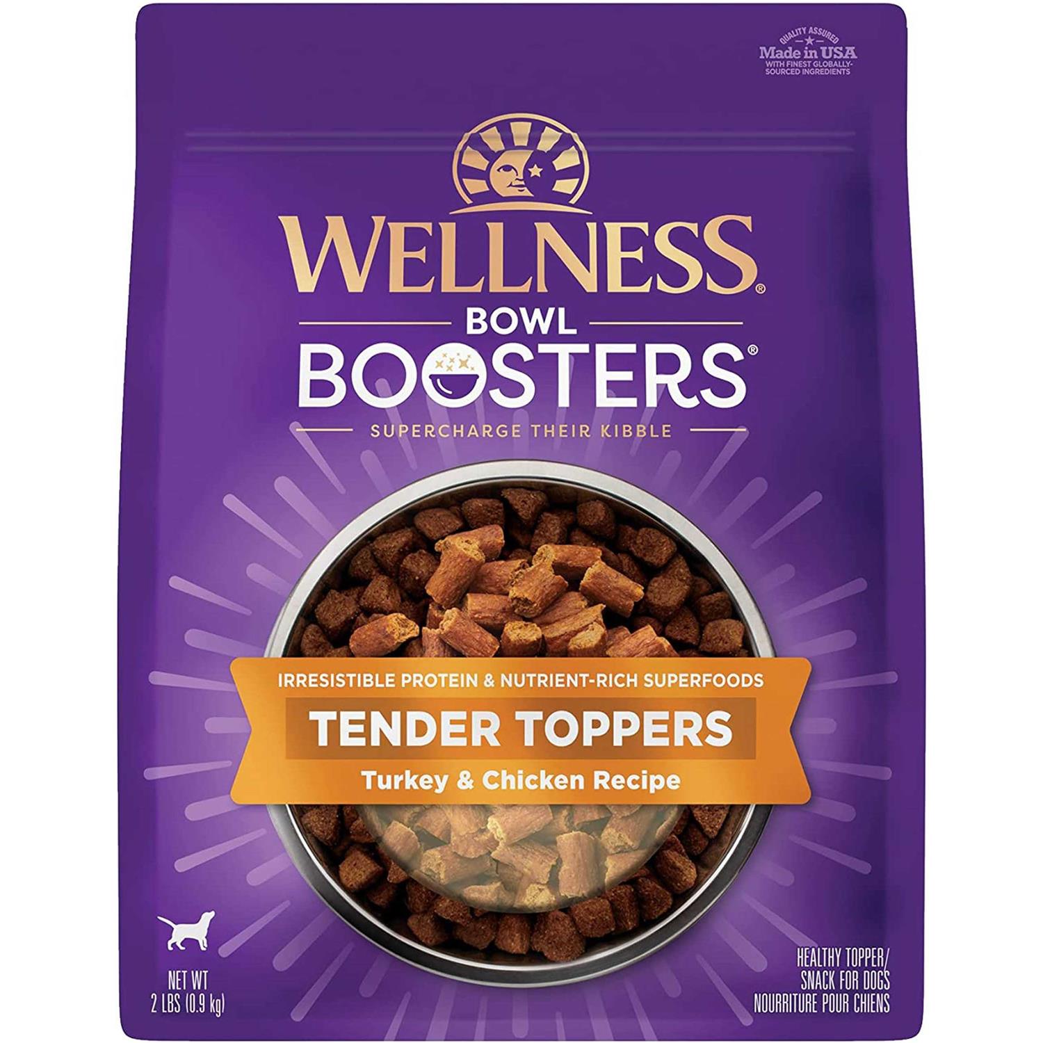 Wellness Bowl Boosters Tender Toppers Dog Food