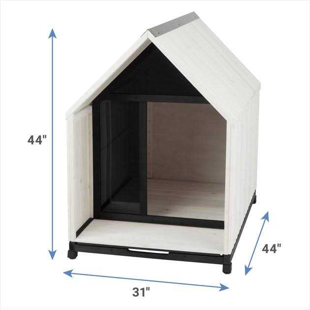 Frisco Classic Wooden Outdoor Dog House