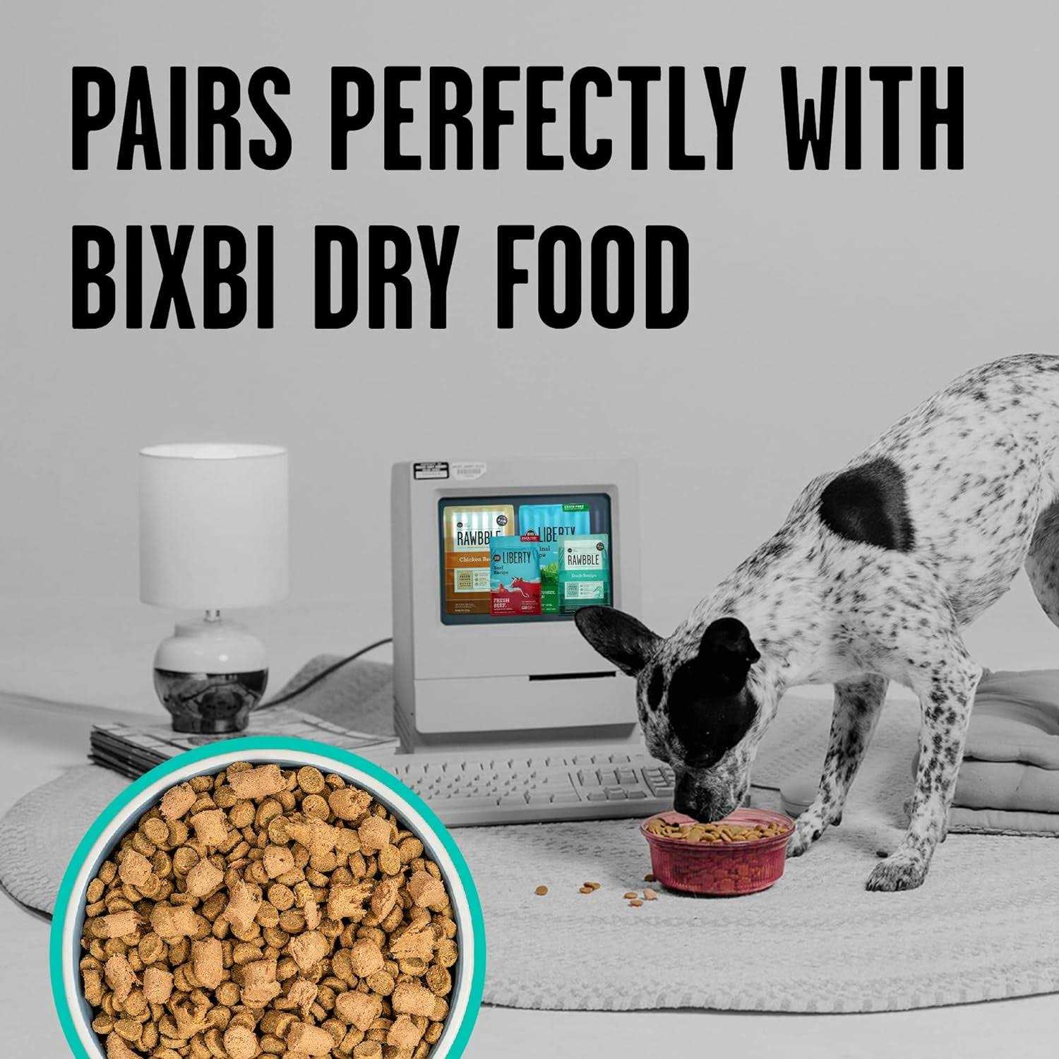 Bixbi Dog Food Rawbble Freeze Dried Duck Recipe