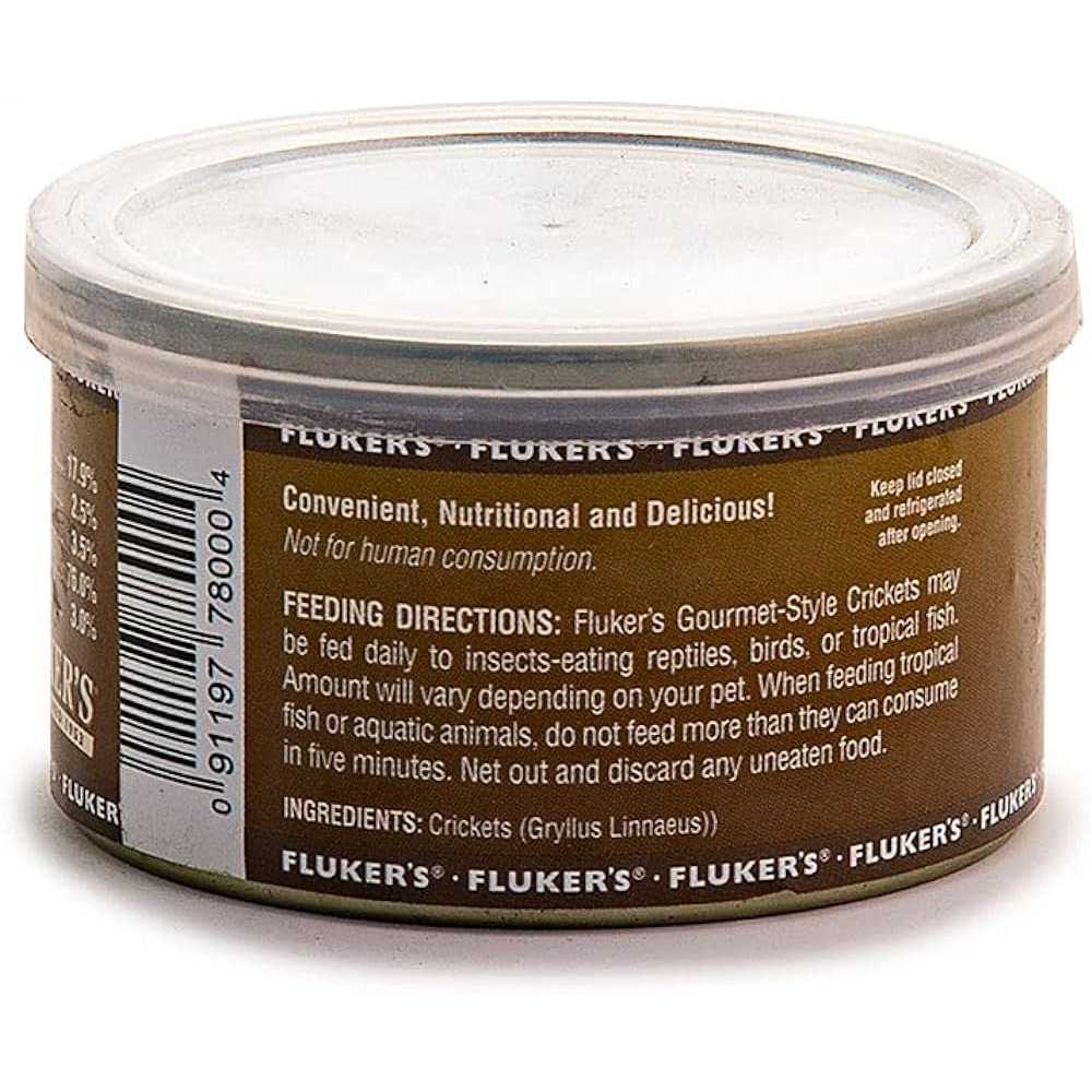 Fluker’s Gourmet Style Canned Crickets