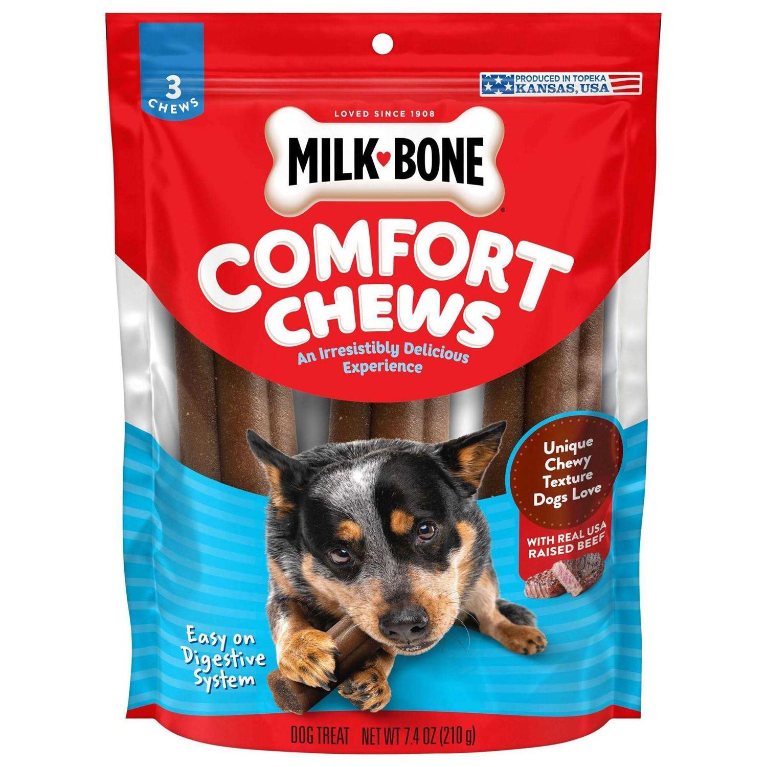 Milk-Bone Comfort Chews Beef Dog Treat