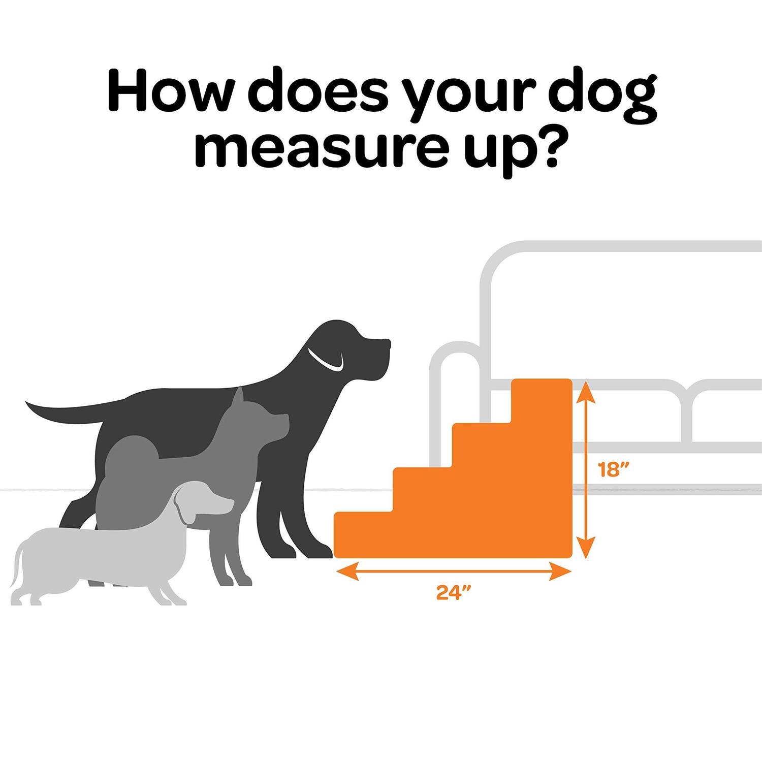 Best Pet Supplies Pet Steps Stairs with CertiPUR-US Certified Foam for Dogs Cats