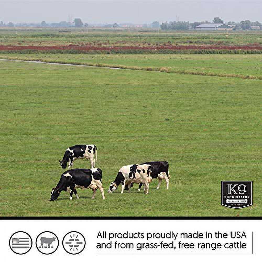 K9 Connoisseur Low to Odor Free Slow Roasted Beef Lung Bites for Dogs Made in USA Grain & Rawhide Free Natural Dog Treats