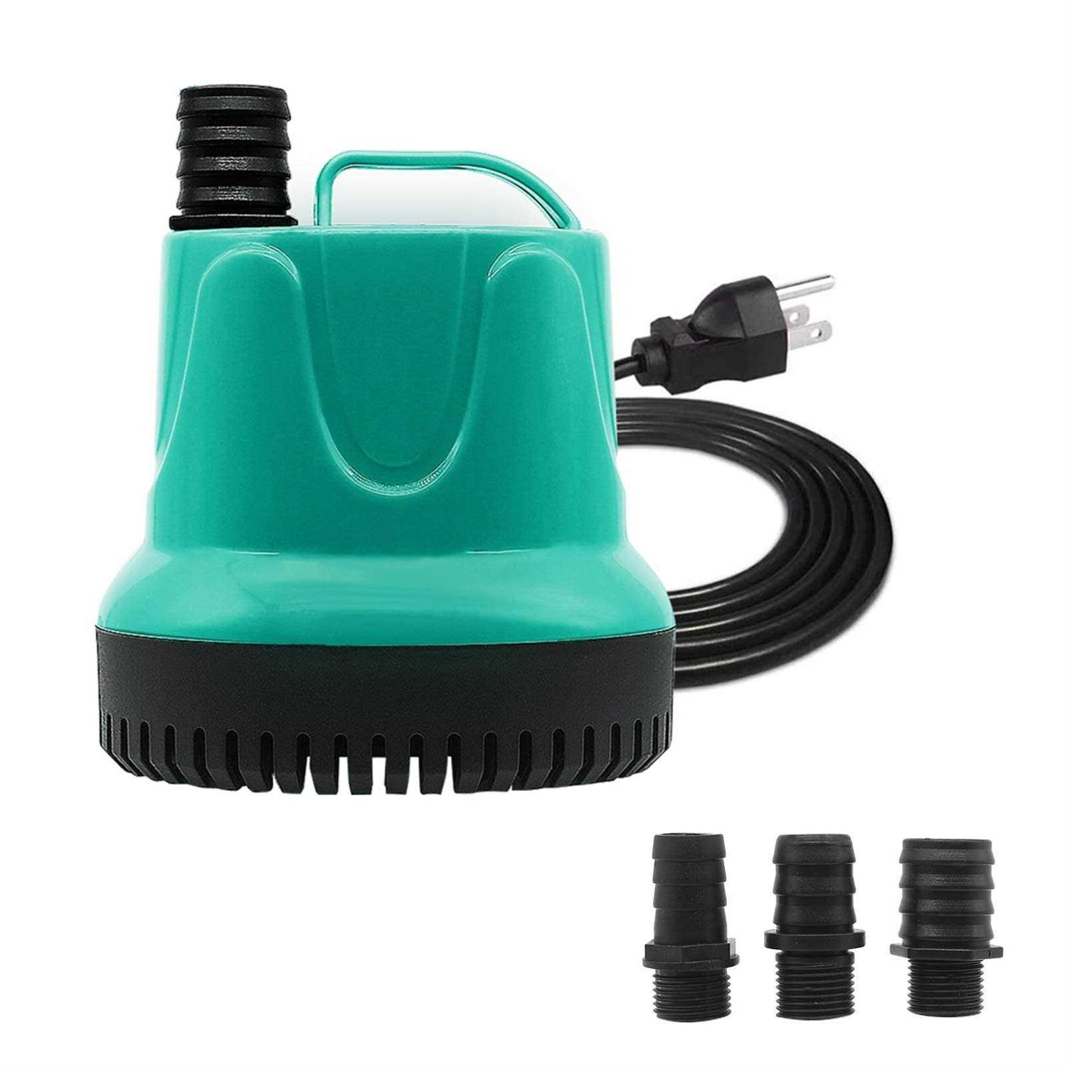 Upettools Submersible Water Pump Ultra Silence Circulation Multifunctional Water Pump with Handle for Pond